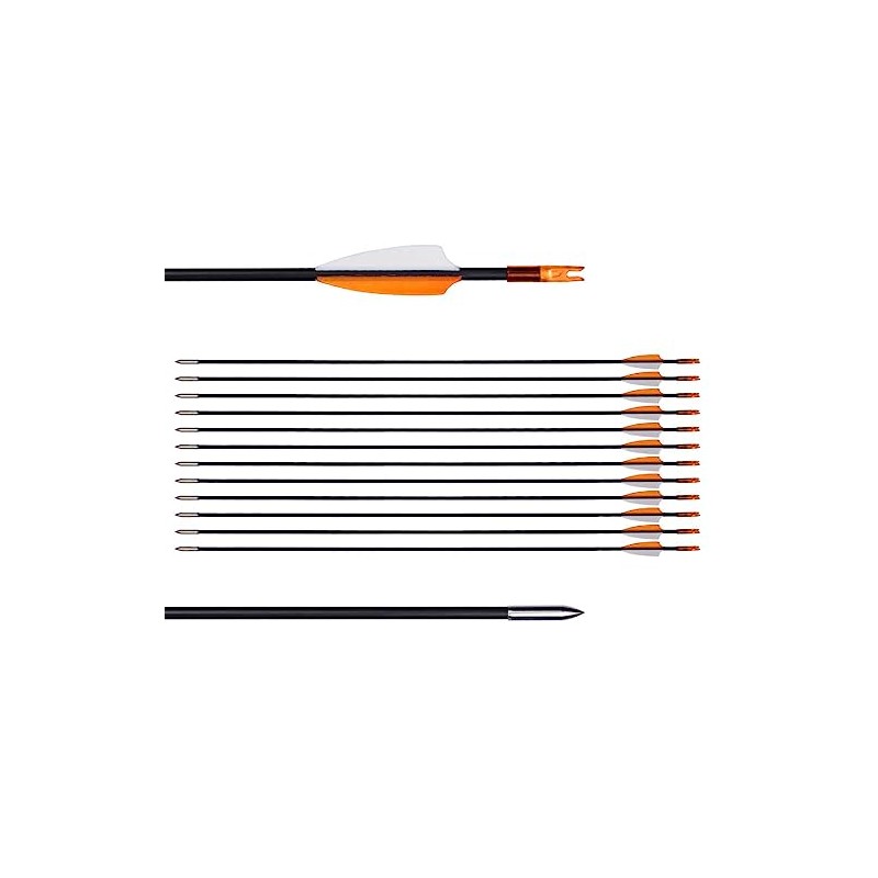 LWANO 31" Training Arrows-Archery Practice Target Arrows for Kids Youth