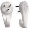 Merriway BH05796 (20 Pcs) Medium 30mm (1.3/16 inch) White Nylon