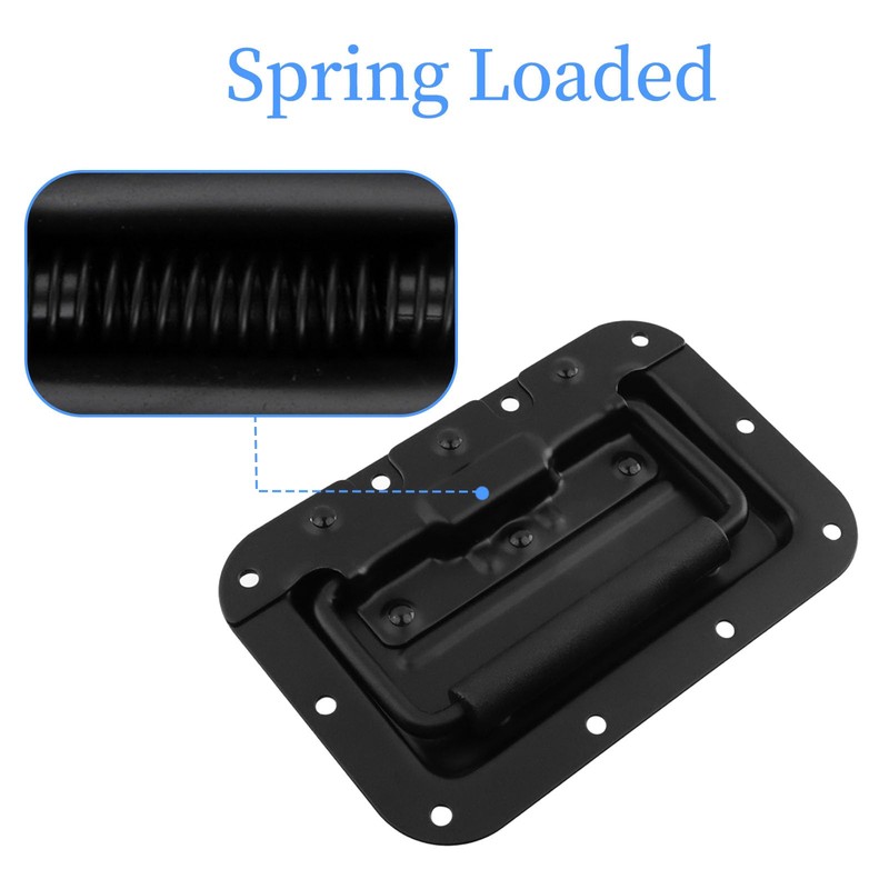 MY MIRONEY Set of 2 Spring Loaded Recessed Handles Heavy
