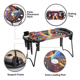 Free Boy 11.8"x8.6" Smell Proof Bags,Odor Proof Stash Bag with Combination Lock+Metal Rolling Tray Cone Loader