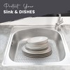 DecorRack White Sink Protectors for Kitchen, Plastic 12" x 11"