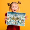 Adventskalender "Eislauffreuden am Schloß": Papier Adventskalender