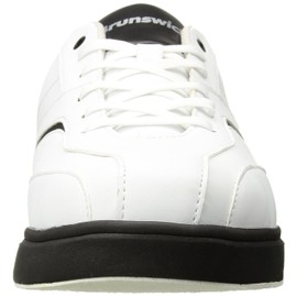 Brunswick Vapor Mens Bowling Shoe White/Black, 9.5