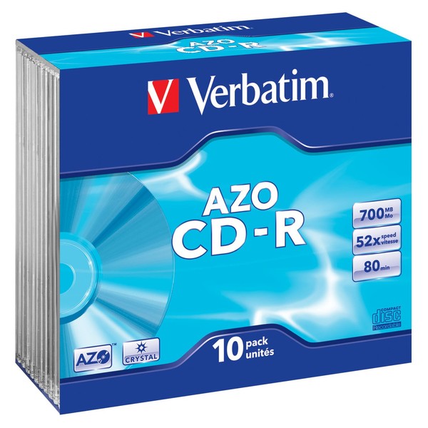 Verbatim SuperAZO Crystal Surface 48 x 700 MB CD Blanks