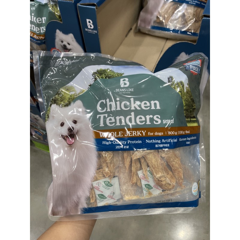 Beans Like Chicken Tenderloin 800g Dog Snack Chicken Slice /