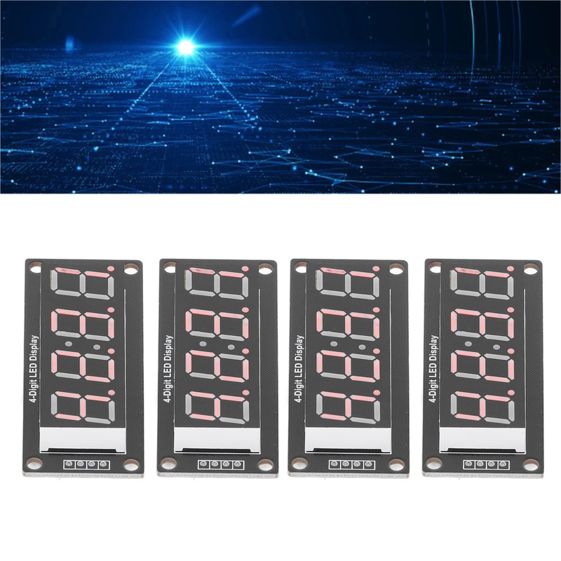 4 Set 4 Digit Digital Tube LED Display Board 7