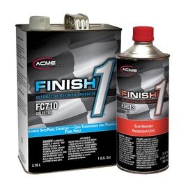 acme Finish 1 Ultimate VOC Spot/Panel Gloss Clearcoat Kit | High Solids, Urethane Clear Coat for Spot and Multi Panel Repairs, 1 Quart Slow Hardener Included | GallonQQ