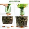 Yalikop 30 Pieces Invisible Plant Pot Feet Risers with Non