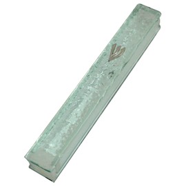 Glass Mezuzah Case for Door - Perfect for Outdoor Placement