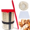35OZ Sourdough Starter Jar Kit Sourdough Borosilicate Glass Jar Reusable