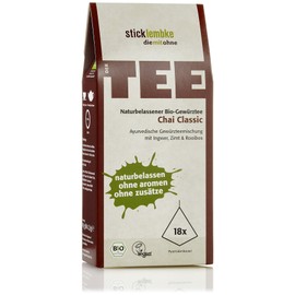 Natural Ayurvedic Spice Tea Chai Classic 18 x 2.5 g, Organic