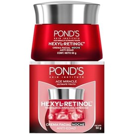 PONDS Crema Facial Antiedad Noche Age Miracle Ultimate Youth, 50g