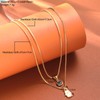 Evil Eye Necklace for Women Rhinestone Evil Eye Pendant Necklace