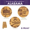 Totally Bamboo Alabama State Destination Bamboo Serving and Cutting Board