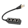 RJ45 Ethernet Adapter Cable Extension 1 to 3 Port Excellent