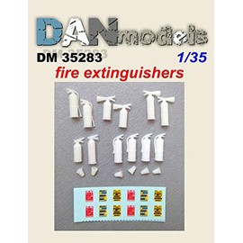 Dan Models 35283-1/35 - Fire-extinguishers (12 pcs) Set of Parts, Scale kit