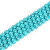 Perlin - 70 Turquoise Gemstone Strand Beads Half Natural Stone