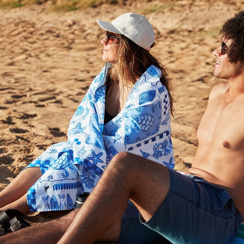 Dock & Bay Beach Towel - Quick Dry, Sand Free