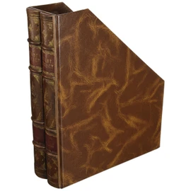 Taupe – Magazine file foolscap folio brown