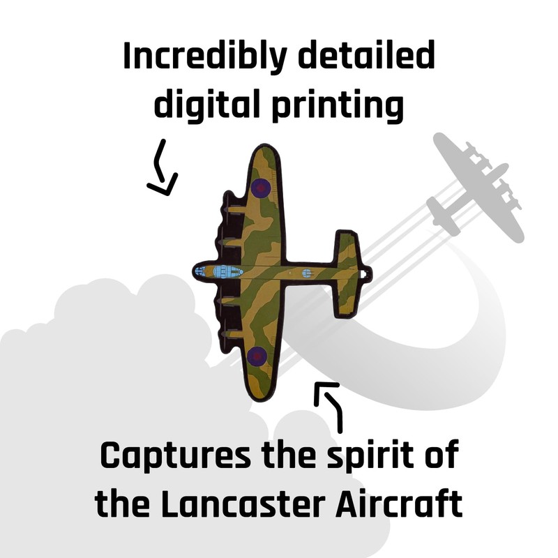 Lancaster Bomber Aircraft Fridge Magnet - Iconic Dambusters Plane Aviation