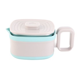 Foldable Electric Kettle 800W Silicone Portable Folding Thermostatic Control Hot Water Kettle