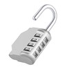 ZHEGE Combination Locks for Gym Lockers, Padlocks, Outdoor, Weatherproof, 4-Digit