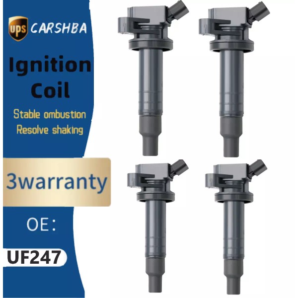 CARSHBA 4x Ignition Coil For 00-08 Toyota Corolla Celica Matrix