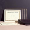 Gartner Studios Certificate Holders, 6 Count, Black (35003)