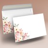 Letter Paper / Envelope Set Elegant with Roses in Dusky