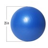 liguanlan 25 in Herding Ball for Dogs:Blue,Thickness 4mm, Weight 4.9