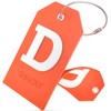 Shacke Initial Luggage Tag with Full Privacy Cover and Stainless