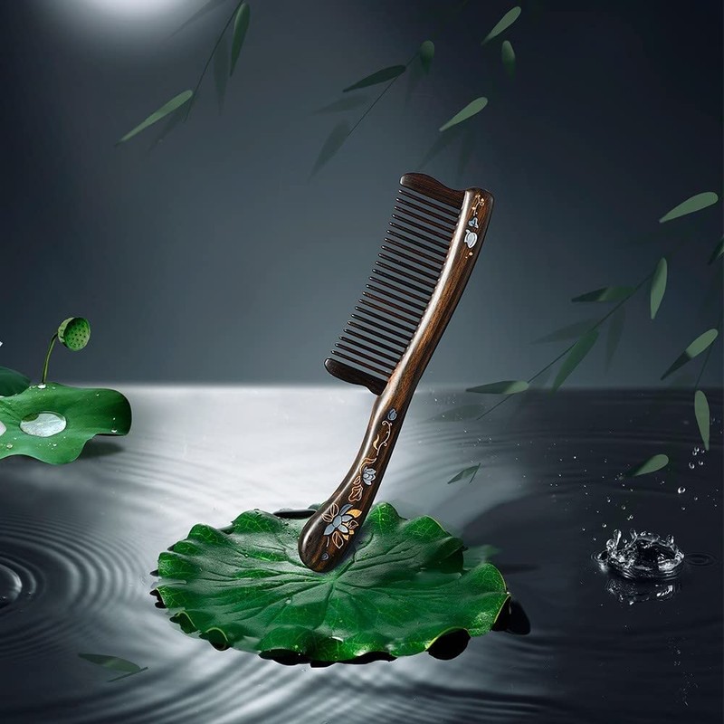 TAN MUJIANG Wooden Comb Hair Care Luxury Set Comb Anti-static