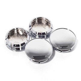 HowioZil 4Pcs 54mm(2.14in) Wheel Center Caps Wheel Rims Replacement 4895899AB 04895899 Chrome Hub Caps, Compatible with Sebring Aspen Pacifica PT Cruiser Town & Country Rim Caps