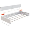 SKIKEN Wall Mounted Hidden Clothes Drying Rack - Pull-Out Laundry