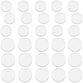 SAHENITEANA 30 Almohadillas De Gel Antideslizantes De Cristal Separadores De Mesa De Cristal Parachoques De Cajón Separadores De Escritorio De Goma Transparente Cajones De Plástico