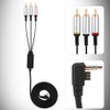 Goshyda AV Cable 1.5M Component ABS TV Cord Audio Video