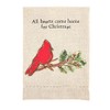 Mud Pie Lodge Cardinal Towel, 14" x 21"