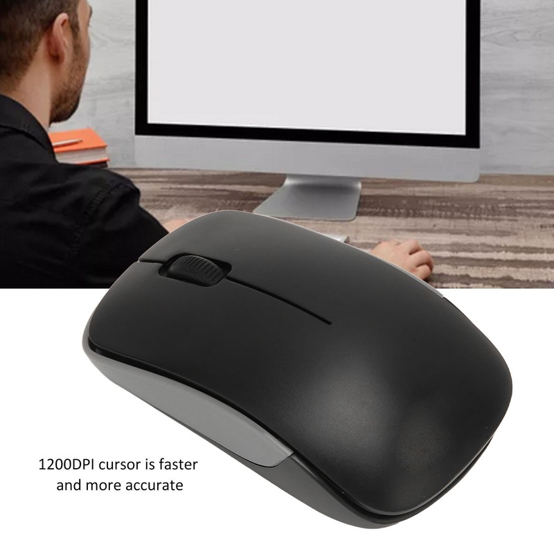 Wireless 2.4GHz Mini Mouse Silent Ergonomic Comfortable Hand Feeling Portable