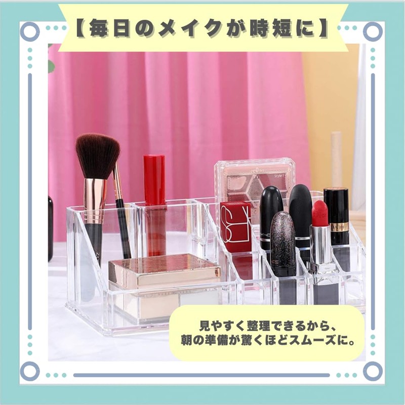 ideastore Cosmetic Storage Lip Stand Makeup Box Makeup Brushes Lip