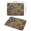 Mexican Tiles Dish Drying Mat for Kitchen Counter Absorbent Microfiber