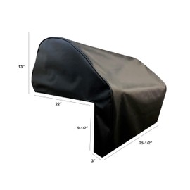 Windproof Covers 25 inch Heavy Duty Premium Grill Cover to fit Jackson Grills Supreme Series 550 Built-in Grill