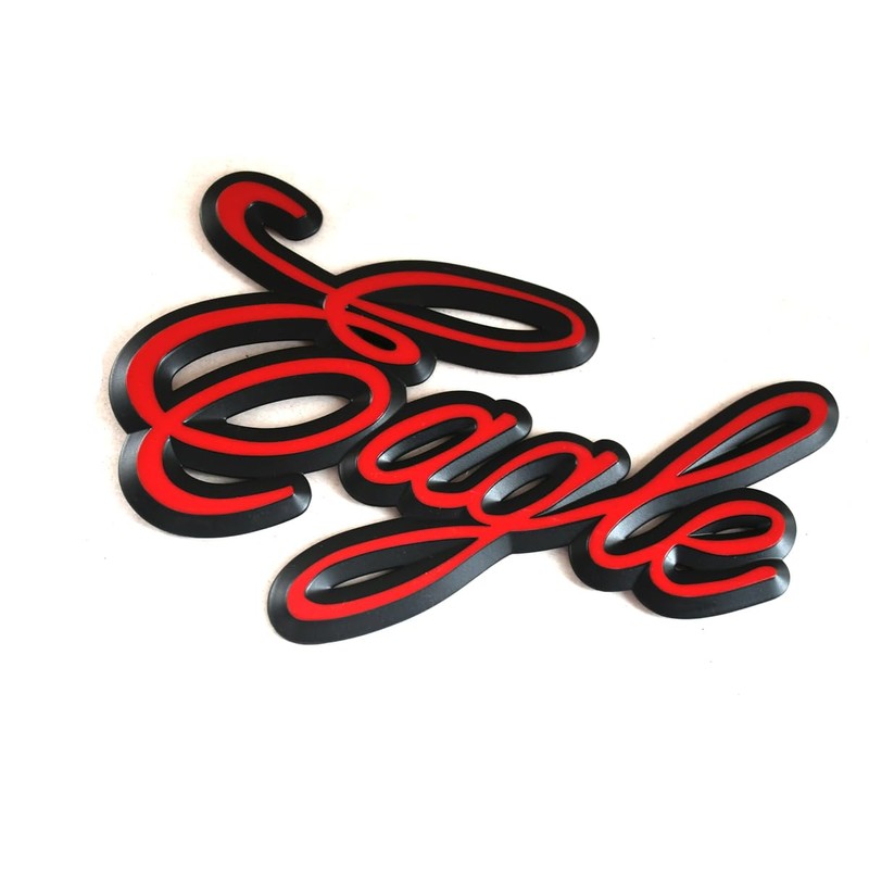 Pair Set Eagle Emblems 3D Badge Truck Decal Replacement for