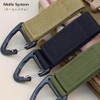 JEELAD Key Ring, Keychain, Tactical Ring, Carabiner, Velcro, Molle, Tactical