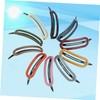 Ipetboom 10Pcs Simple Oval Hair Clips Durable Hairpins for Women