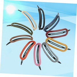 Ipetboom 10Pcs Simple Oval Hair Clips Durable Hairpins for Women and Elegant Barrettes for All Hair Styles and Occasions