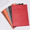 Enyuwlcm PU Leather A4 File Folder Document Holder Filing Envelope