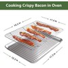 ROTTAY Baking Sheet, Half Sheet Pan with Cooling Rack Set