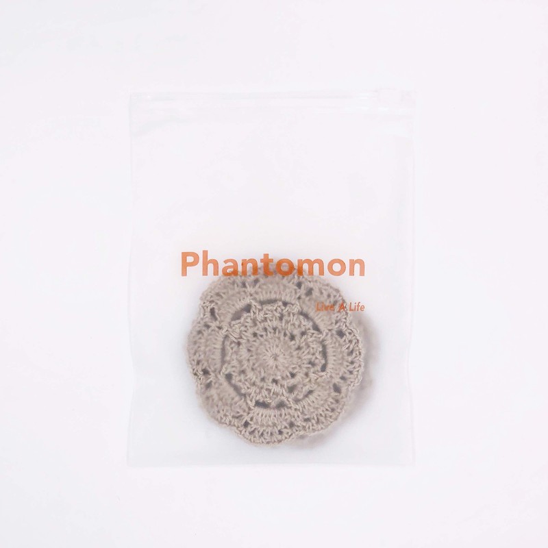 Phantomon Lace Round Crochet Doilies Handmade Coasters, 4-Inch, Pack of