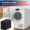 Scienraise Set of 3 9164761 Base Filter Suitable for Miele