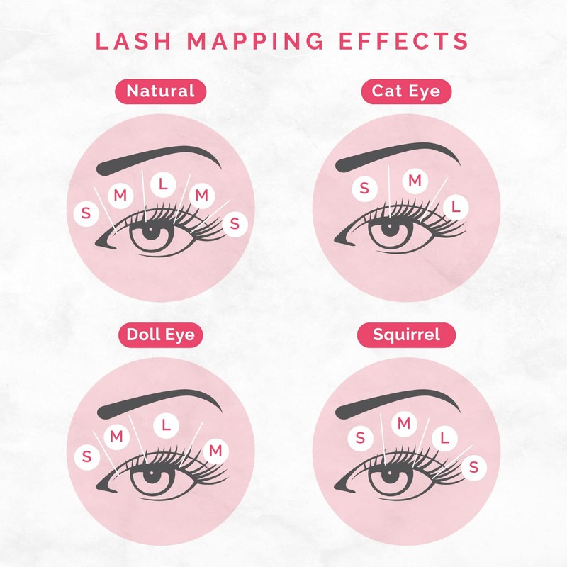 Renata Beauty Luxury Look Multipack of 48 Cluster Eyelashes for